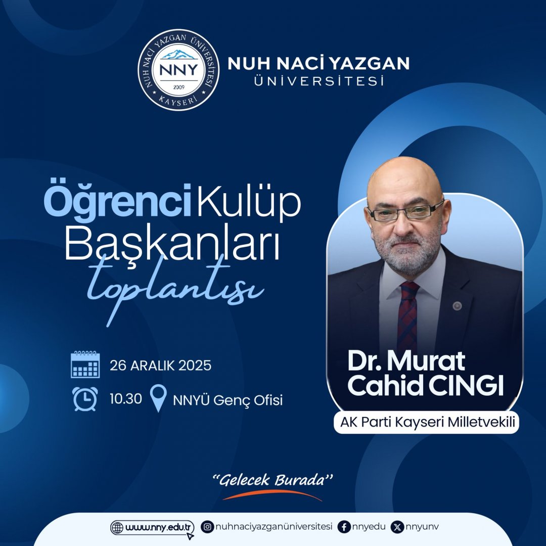 Öğrenci Kulüp Başkanları Toplantısı