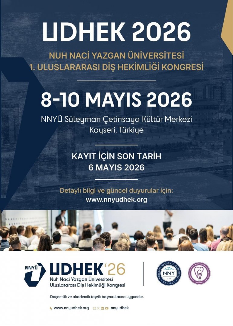 UDHEK'26 - NNYÜ 1. Uluslararası Diş Hekimliği Kongresi