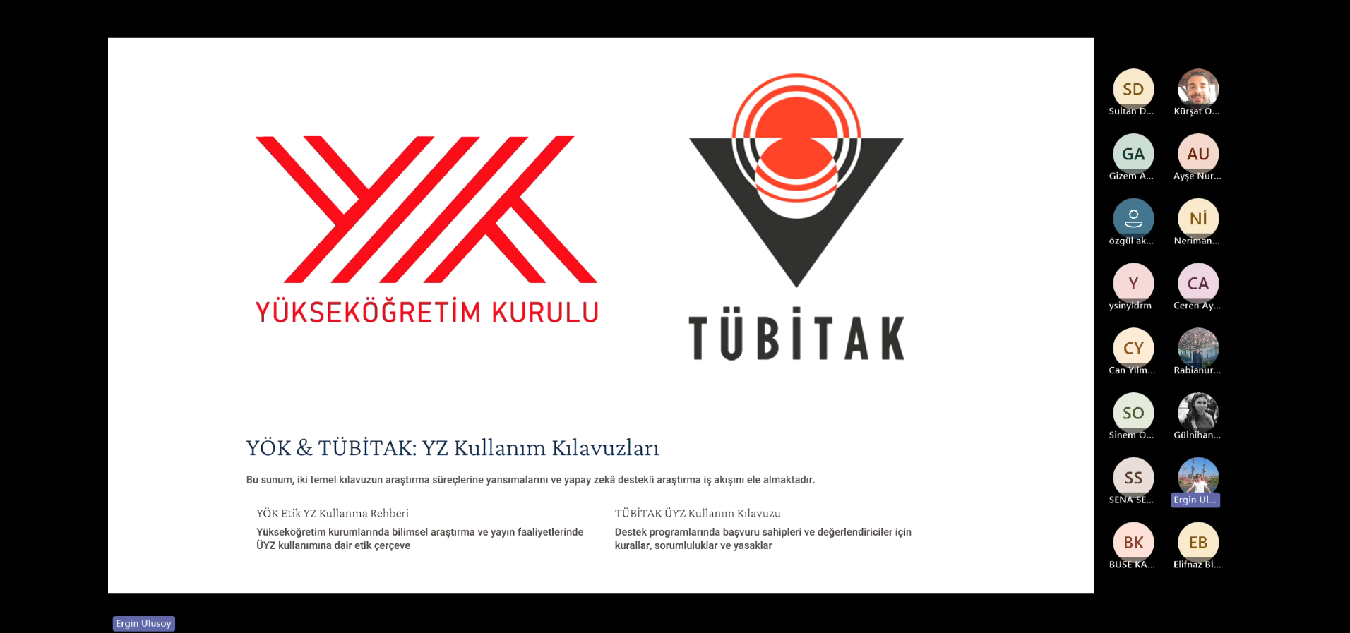 Lisansüstü Öğrencileri İçin Akademik Üretken Yapay Zeka Kullanımı Eğitimi Gerçekleştirildi.