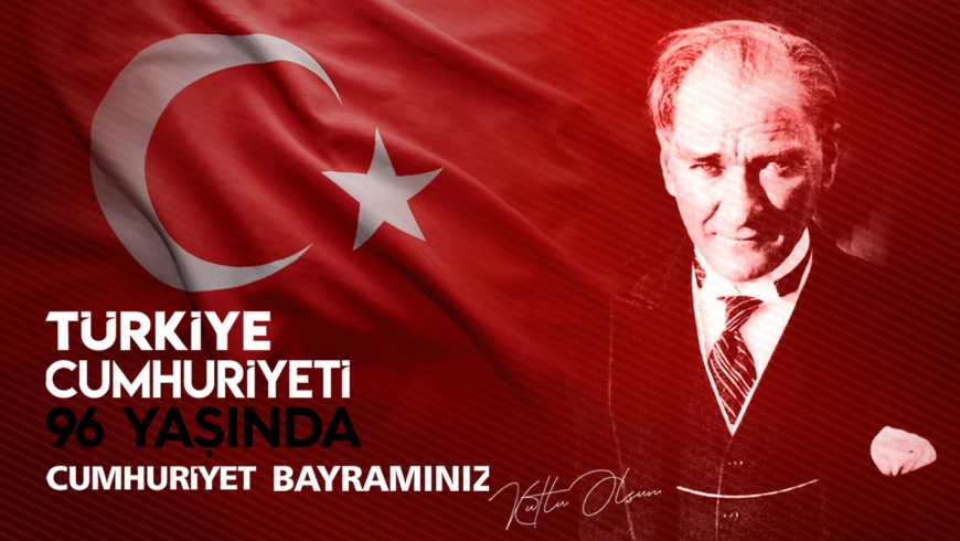 Rektörümüz Prof. Dr. Kerim Güney'in 29 Ekim Cumhuriyet Bayramı Kutlama Mesajı